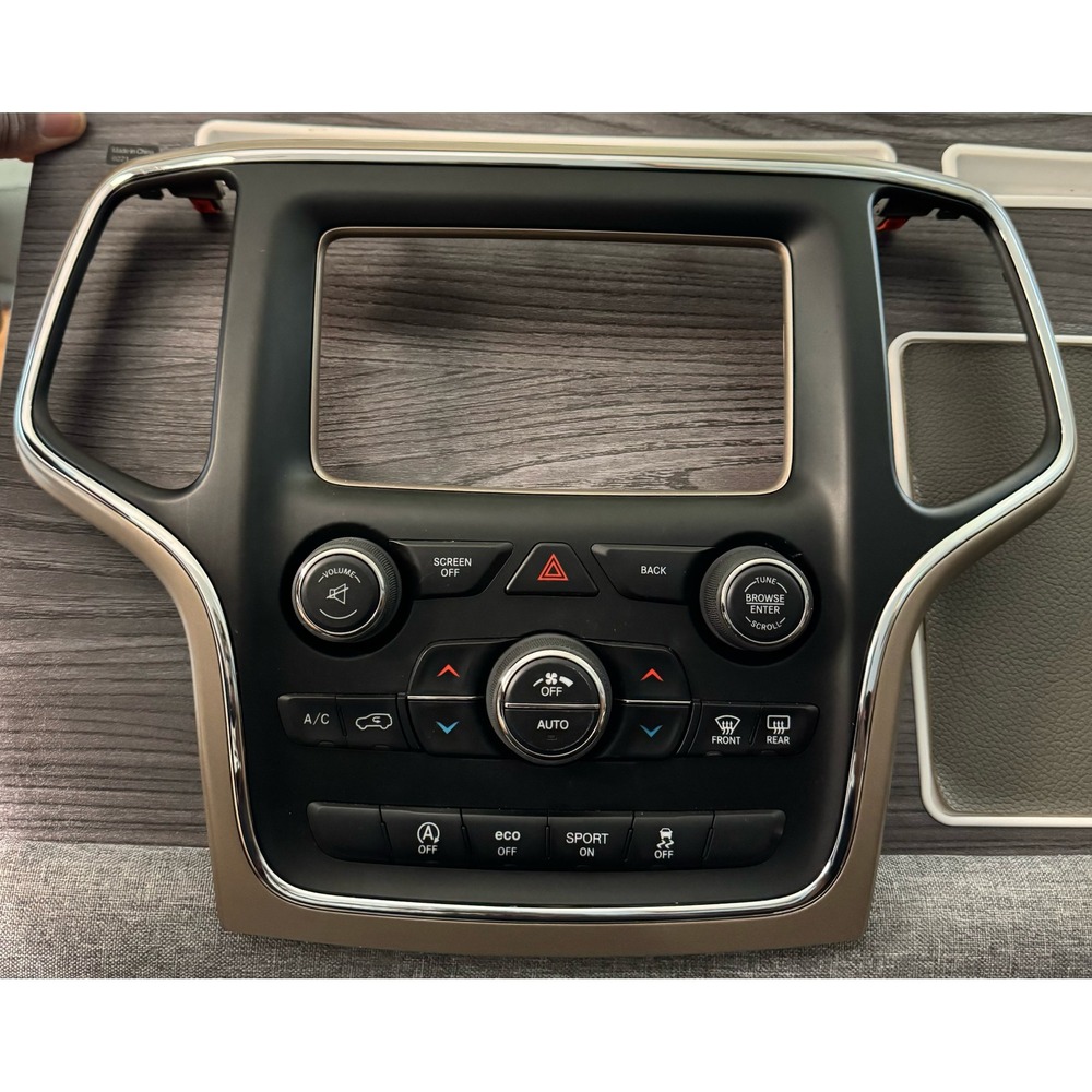 Jeep Grand Cherokee AC Heater Climate Control Bezel P68253994AG 2016 2017 OEM